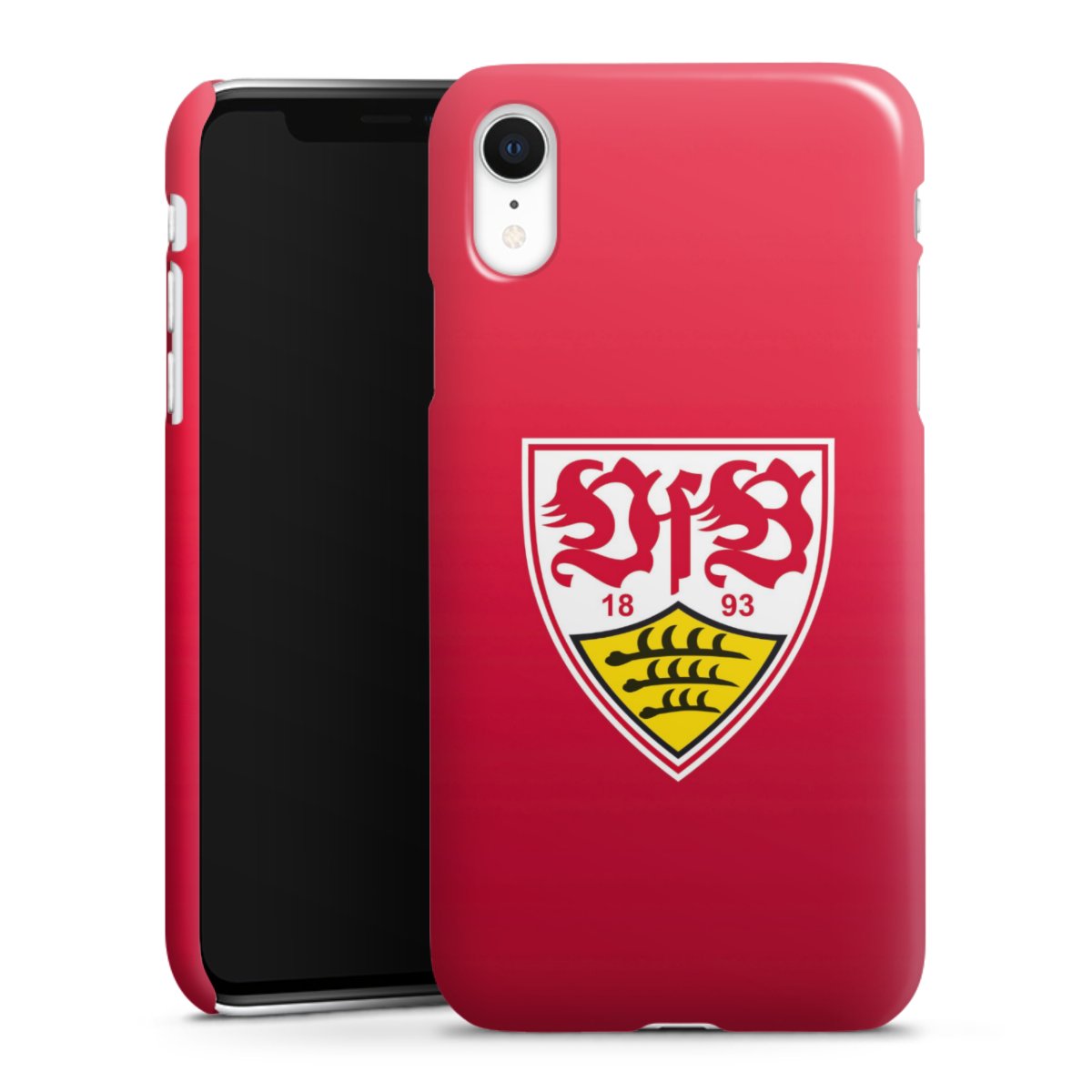 iPhone Xr Handy Premium Case Smartphone Handyhülle Schutzhülle glänzend Official Licensed Product Vfb Stuttgart Premium Case