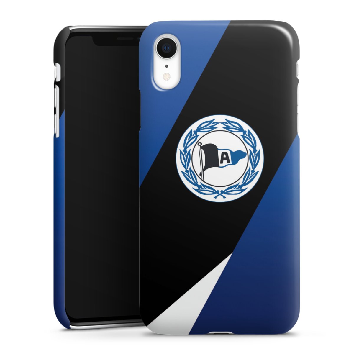 iPhone Xr Handy Premium Case Smartphone Handyhülle Schutzhülle glänzend Official Licensed Product Arminia Bielefeld Dsc Premium Case