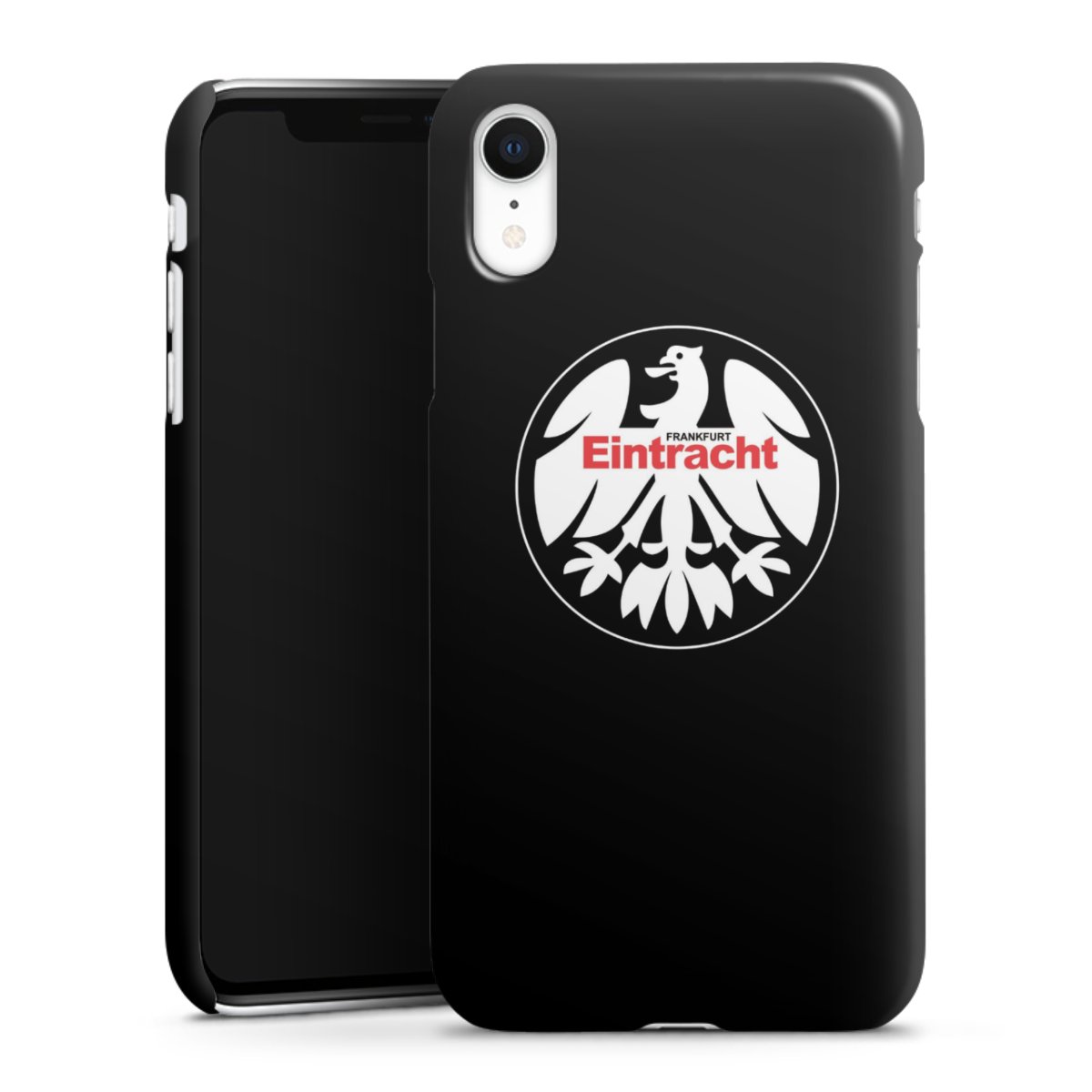 iPhone Xr Handy Premium Case Smartphone Handyhülle Schutzhülle glänzend Official Licensed Product Eintracht Frankfurt Sge Premium Case