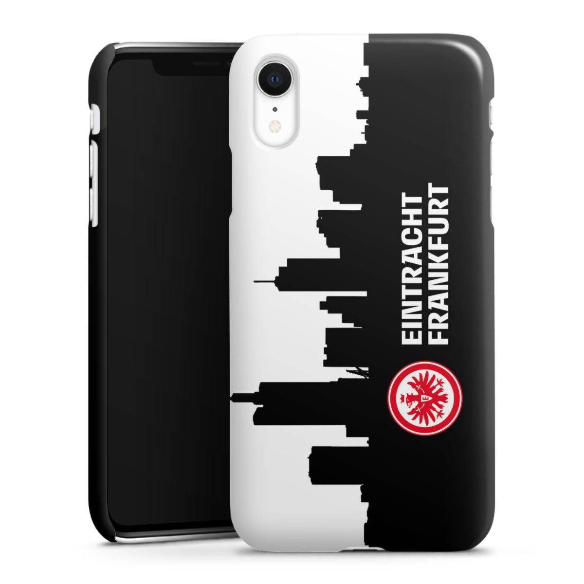 iPhone Xr Handy Premium Case Smartphone Handyhülle Schutzhülle glänzend Sge Eintracht Frankfurt Official Licensed Product Premium Case