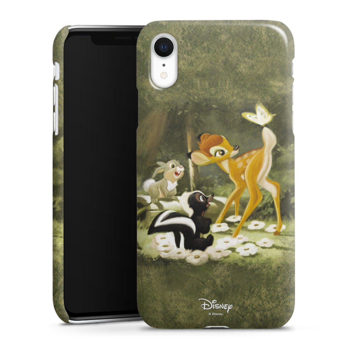 iPhone Xr Handy Premium Case Smartphone Handyhülle Schutzhülle glänzend Disney Official Licensed Product Bambi Premium Case