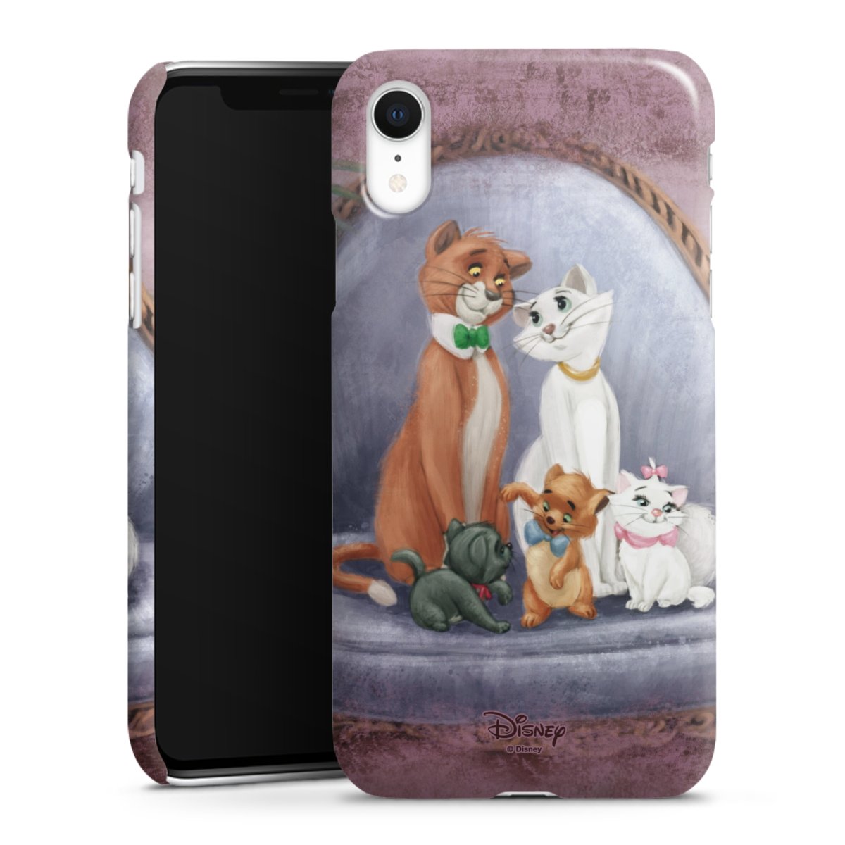 iPhone Xr Handy Premium Case Smartphone Handyhülle Schutzhülle glänzend Official Licensed Product Disney Aristocats Premium Case