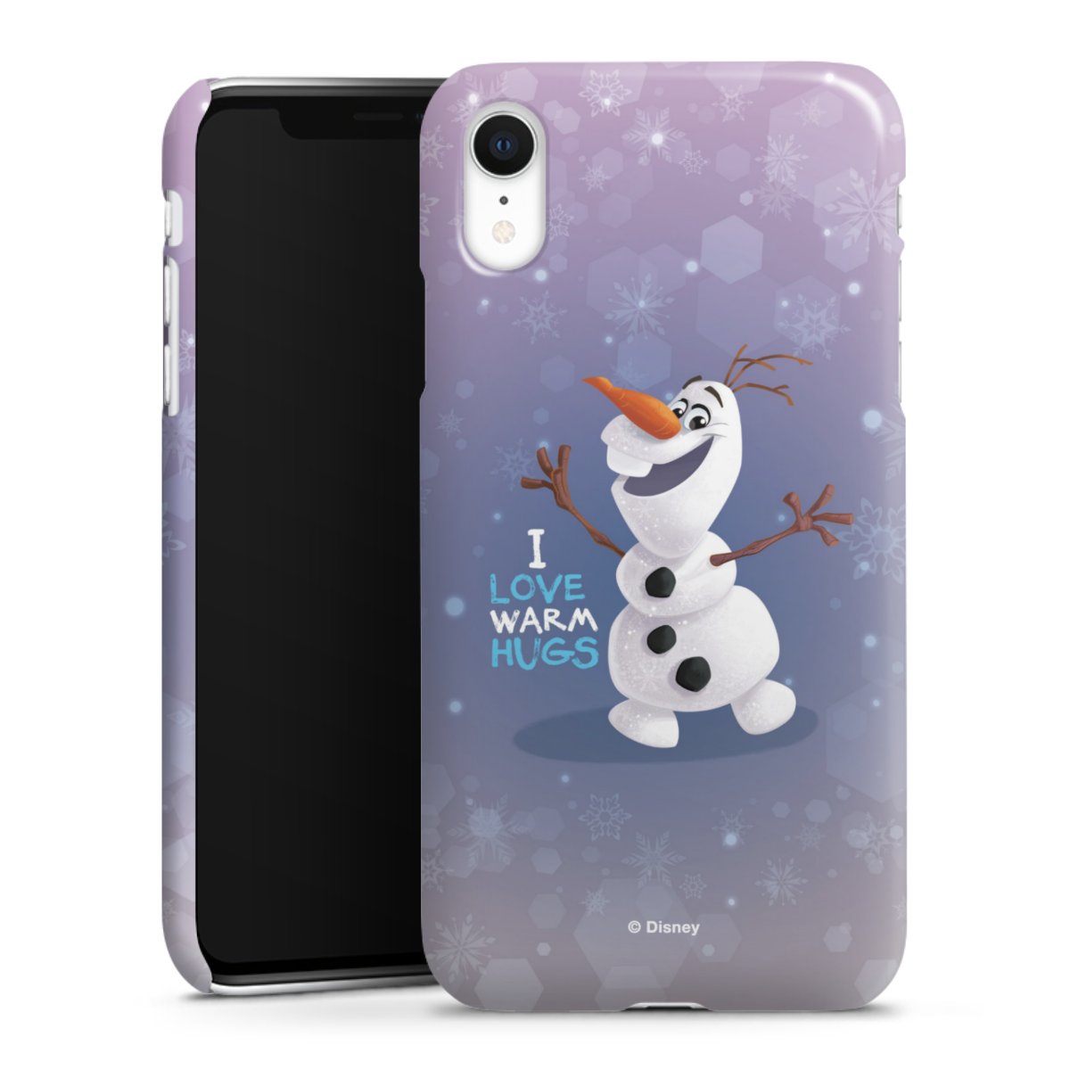 iPhone Xr Handy Premium Case Smartphone Handyhülle Schutzhülle glänzend Frozen Frozen Olaf Official Licensed Product Premium Case