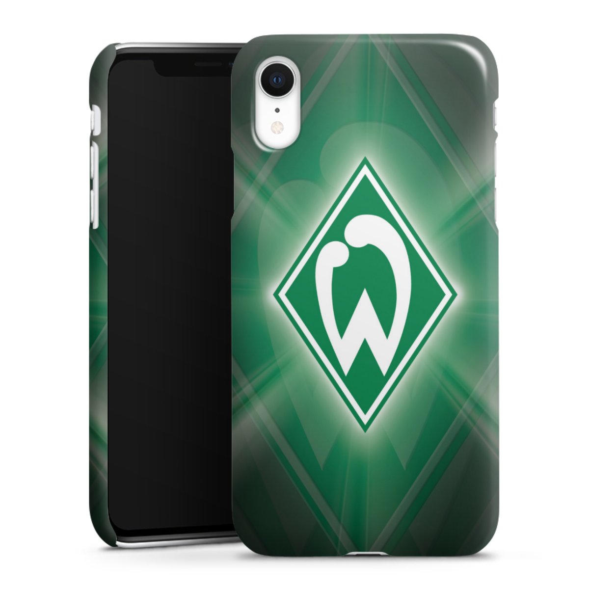 iPhone Xr Handy Premium Case Smartphone Handyhülle Schutzhülle glänzend Sv Werder Bremen Official Licensed Product Coat Of Arms Premium Case