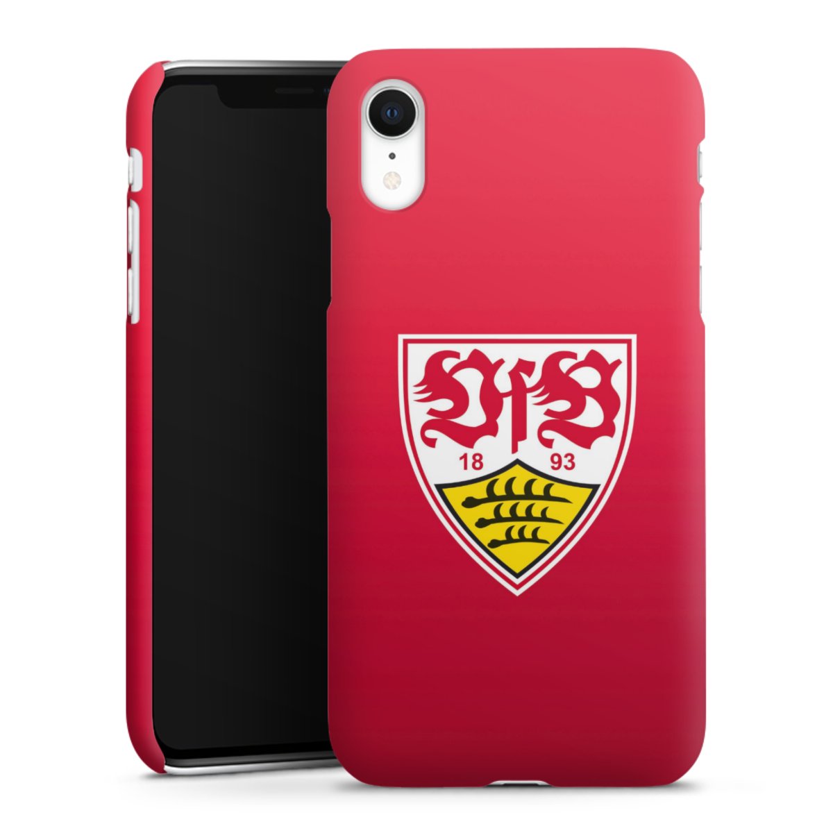 iPhone Xr Handy Premium Case Smartphone Handyhülle Schutzhülle matt Official Licensed Product Vfb Stuttgart Premium Case