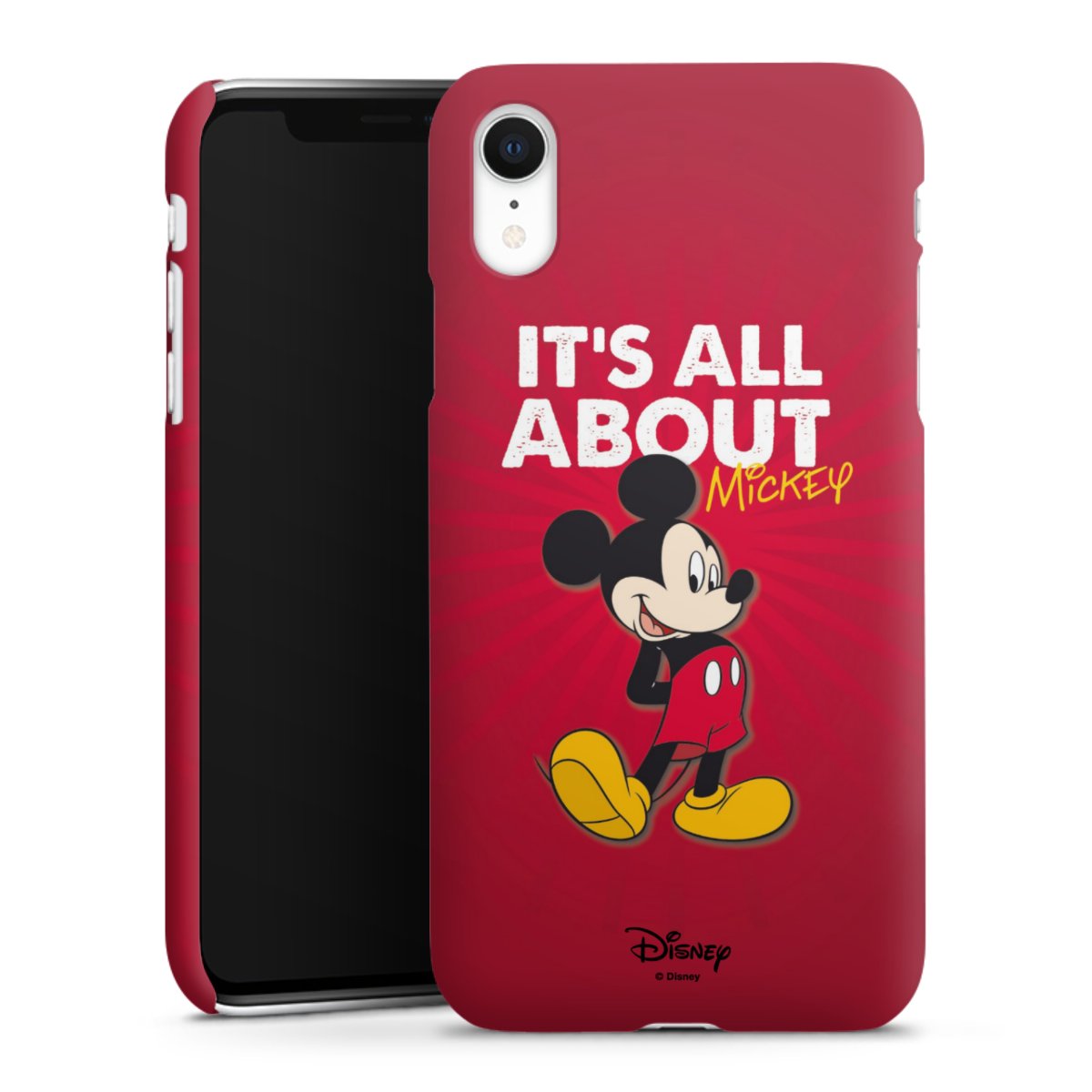 iPhone Xr Handy Premium Case Smartphone Handyhülle Schutzhülle matt Mouse Disney Official Licensed Product Premium Case