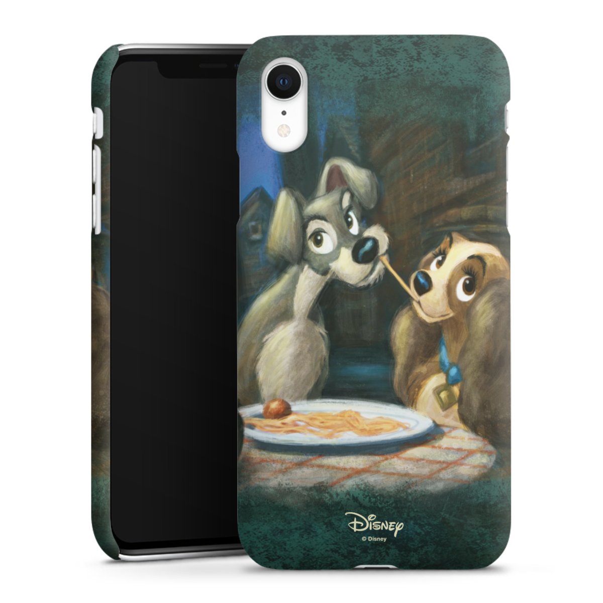 iPhone Xr Handy Premium Case Smartphone Handyhülle Schutzhülle matt Lady And The Tramp Official Licensed Product Disney Premium Case