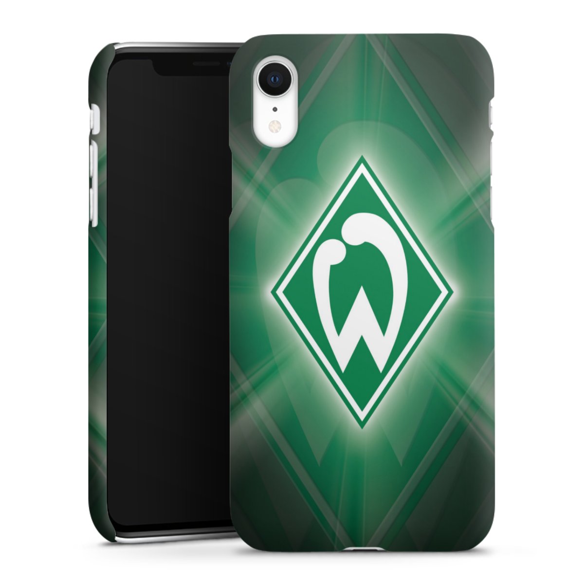 iPhone Xr Handy Premium Case Smartphone Handyhülle Schutzhülle matt Sv Werder Bremen Official Licensed Product Coat Of Arms Premium Case