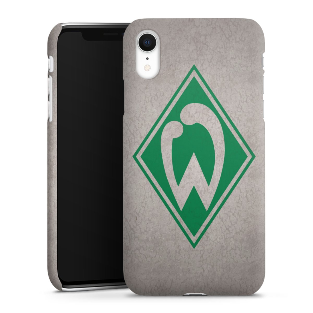 iPhone Xr Handy Premium Case Smartphone Handyhülle Schutzhülle matt Sv Werder Bremen Concrete Official Licensed Product Premium Case