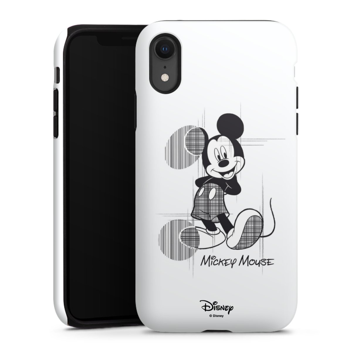 iPhone Xr Handy Panzer Handyhülle robuste Outdoor Hülle Schutzhülle matt Disney Official Licensed Product Mickey Mouse Tough Case