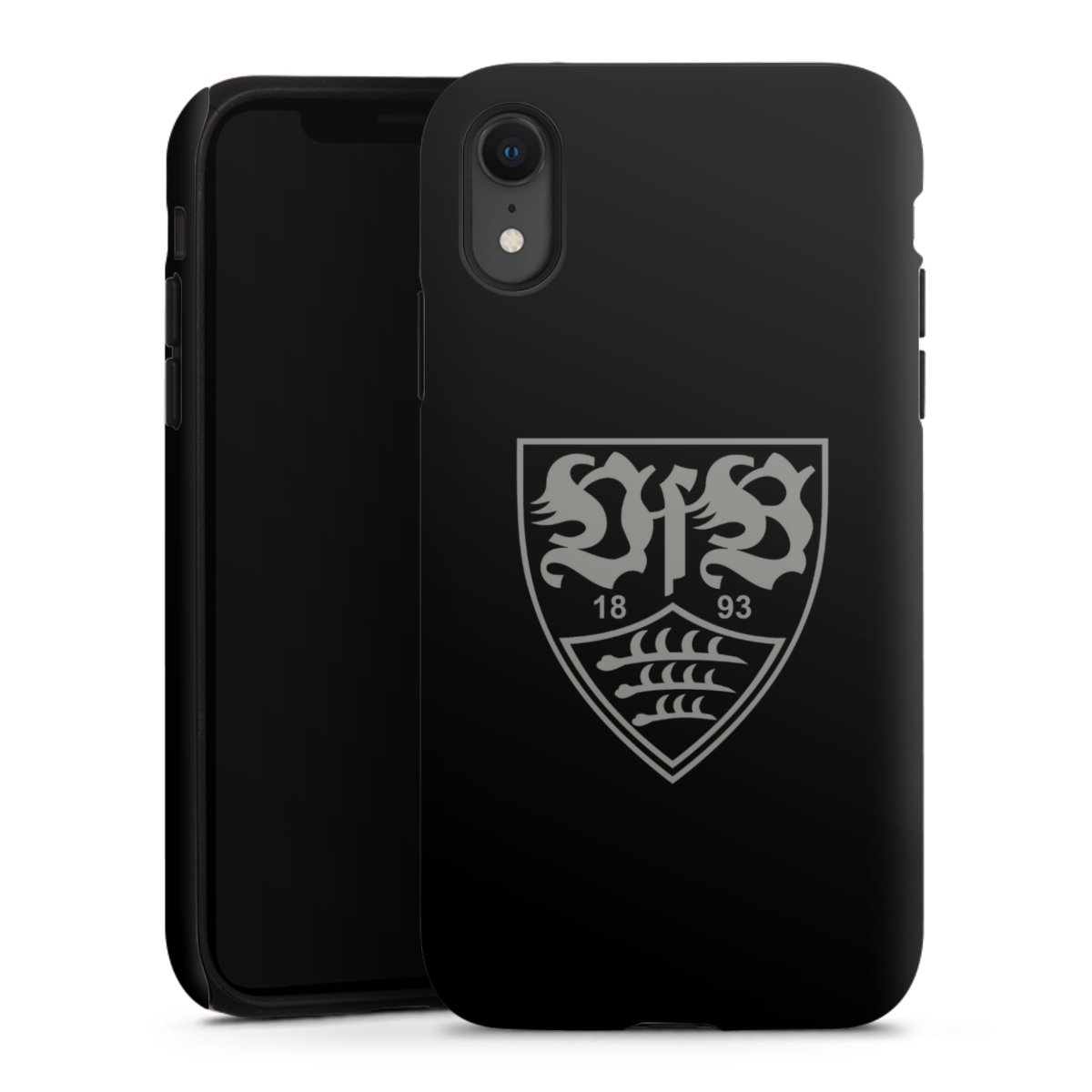 iPhone Xr Handy Panzer Handyhülle robuste Outdoor Hülle Schutzhülle matt Official Licensed Product Vfb Stuttgart Tough Case