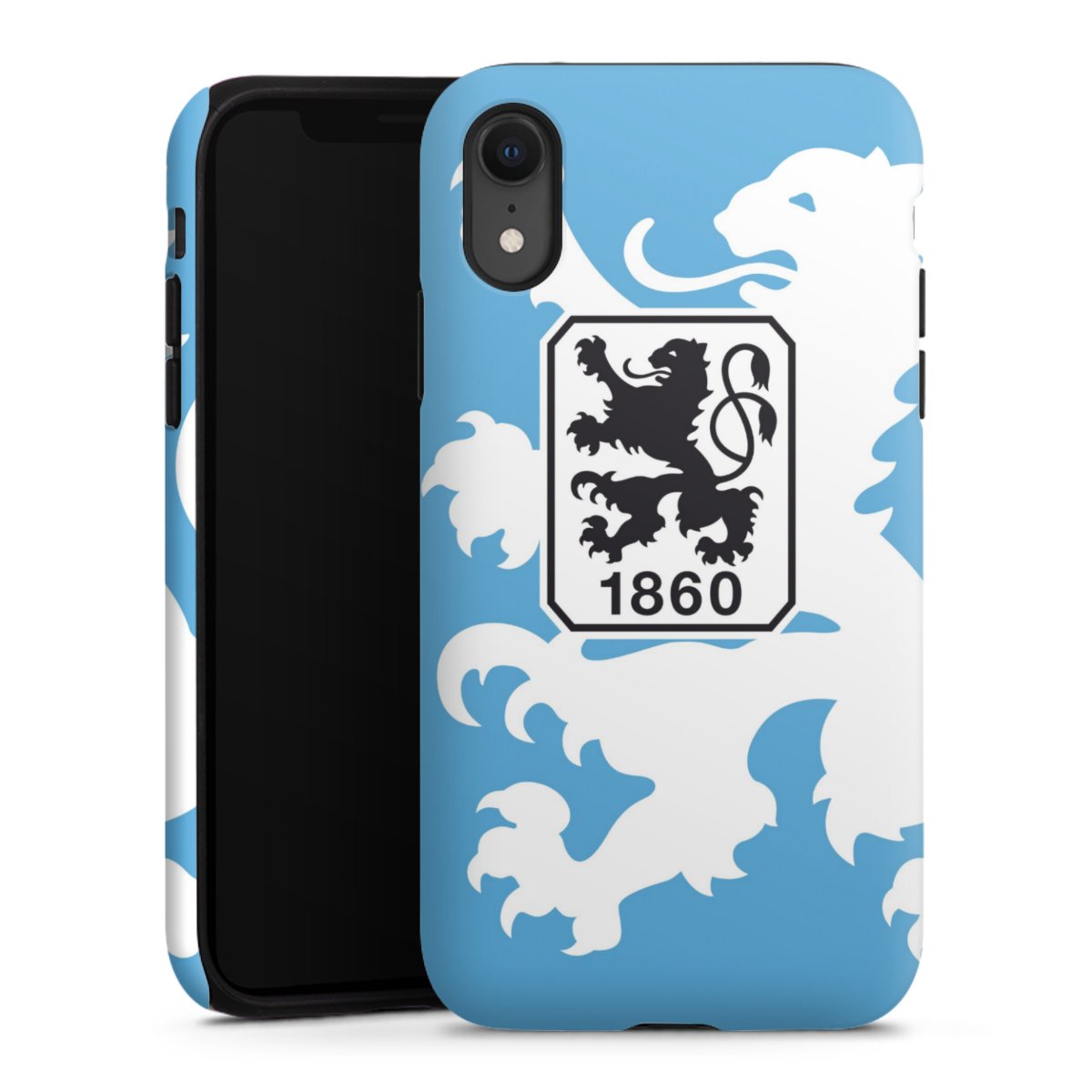 iPhone Xr Handy Panzer Handyhülle robuste Outdoor Hülle Schutzhülle matt Coat Of Arms Official Licensed Product Tough Case