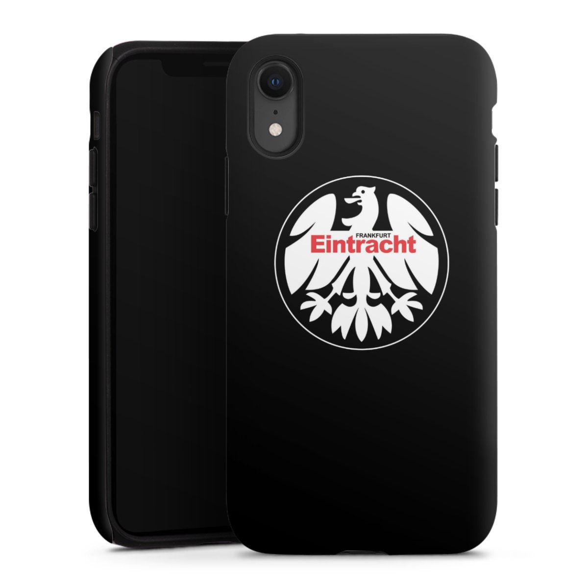 iPhone Xr Handy Panzer Handyhülle robuste Outdoor Hülle Schutzhülle matt Official Licensed Product Eintracht Frankfurt Sge Tough Case