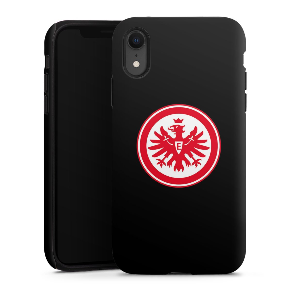 iPhone Xr Handy Panzer Handyhülle robuste Outdoor Hülle Schutzhülle matt Eintracht Frankfurt Sge Eagle Tough Case