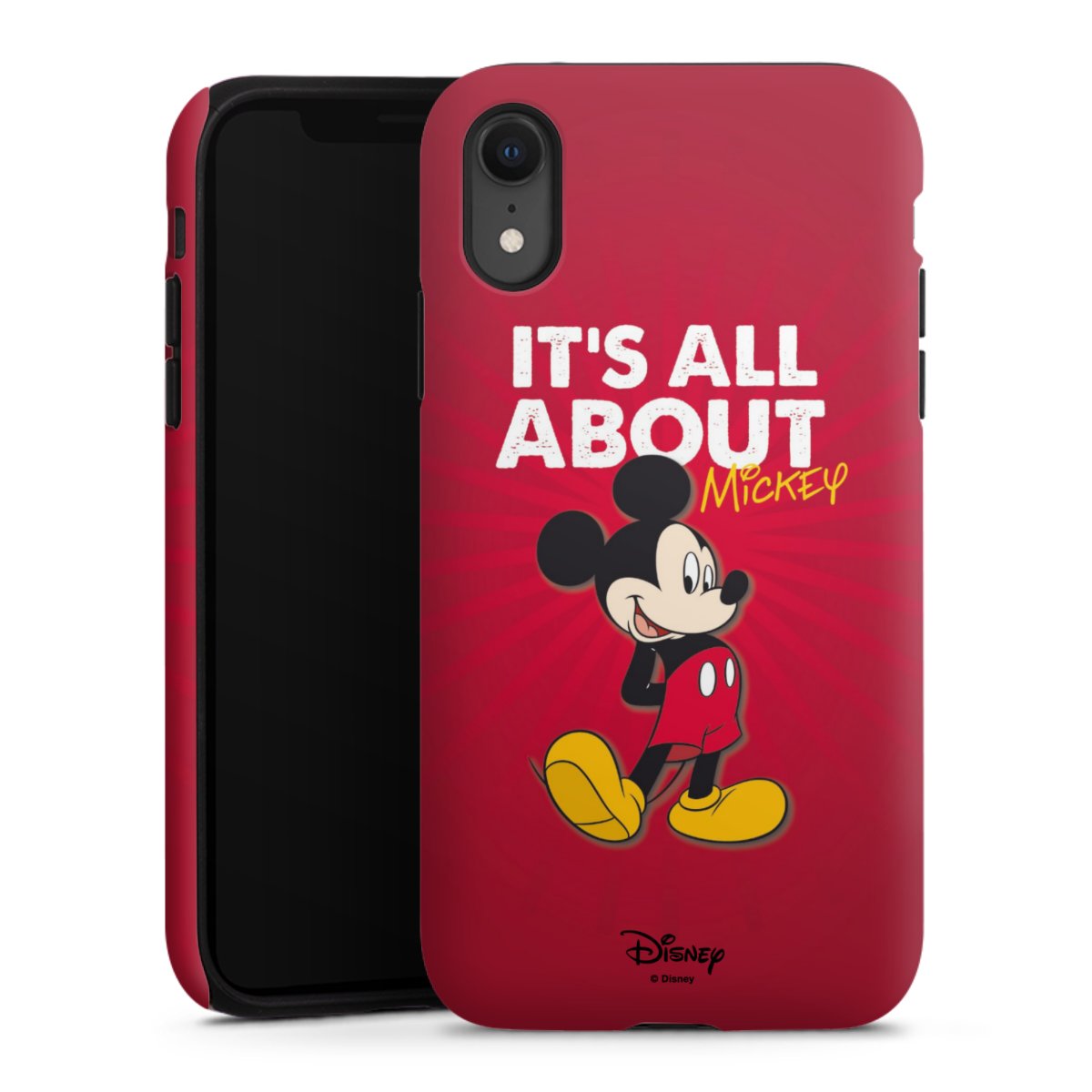 iPhone Xr Handy Panzer Handyhülle robuste Outdoor Hülle Schutzhülle matt Mouse Disney Official Licensed Product Tough Case