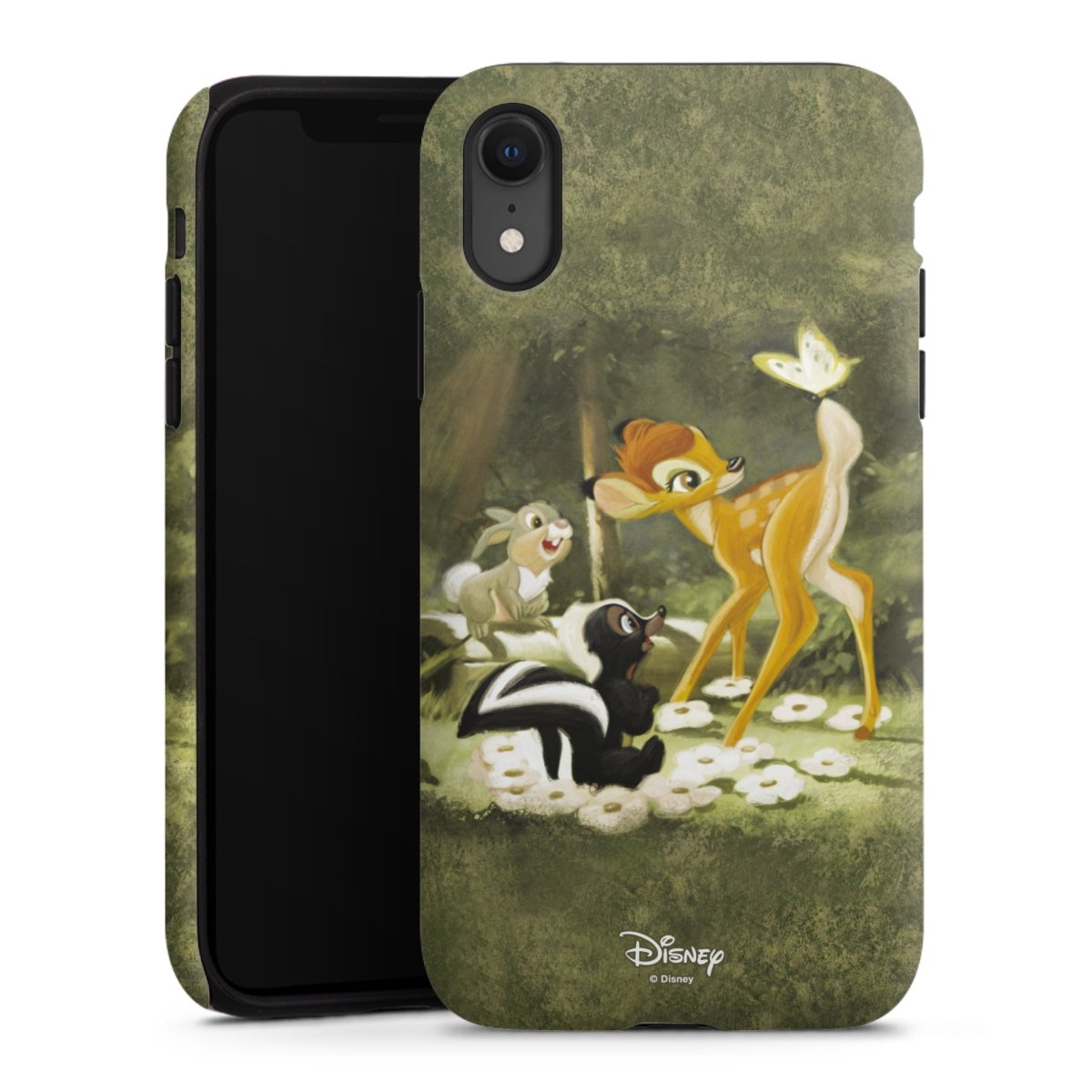 iPhone Xr Handy Panzer Handyhülle robuste Outdoor Hülle Schutzhülle matt Disney Official Licensed Product Bambi Tough Case