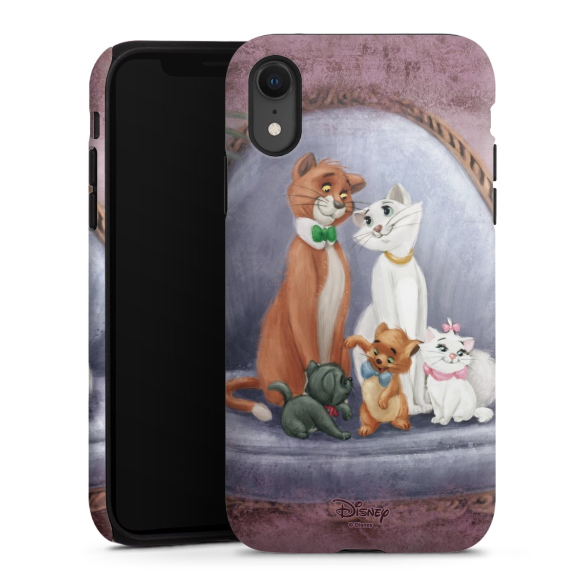 iPhone Xr Handy Panzer Handyhülle robuste Outdoor Hülle Schutzhülle matt Official Licensed Product Disney Aristocats Tough Case