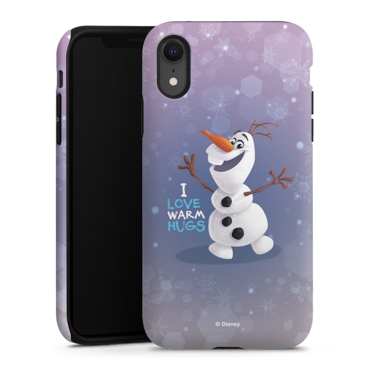 iPhone Xr Handy Panzer Handyhülle robuste Outdoor Hülle Schutzhülle matt Frozen Frozen Olaf Official Licensed Product Tough Case