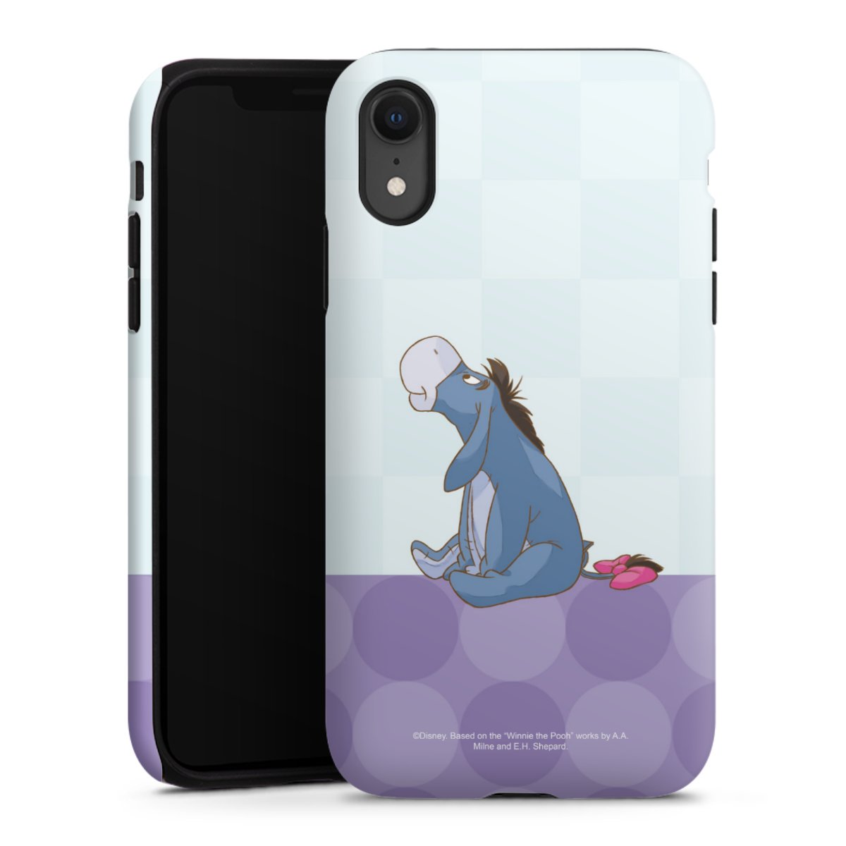 iPhone Xr Handy Panzer Handyhülle robuste Outdoor Hülle Schutzhülle matt Disney Donkey Winnie The Pooh Tough Case