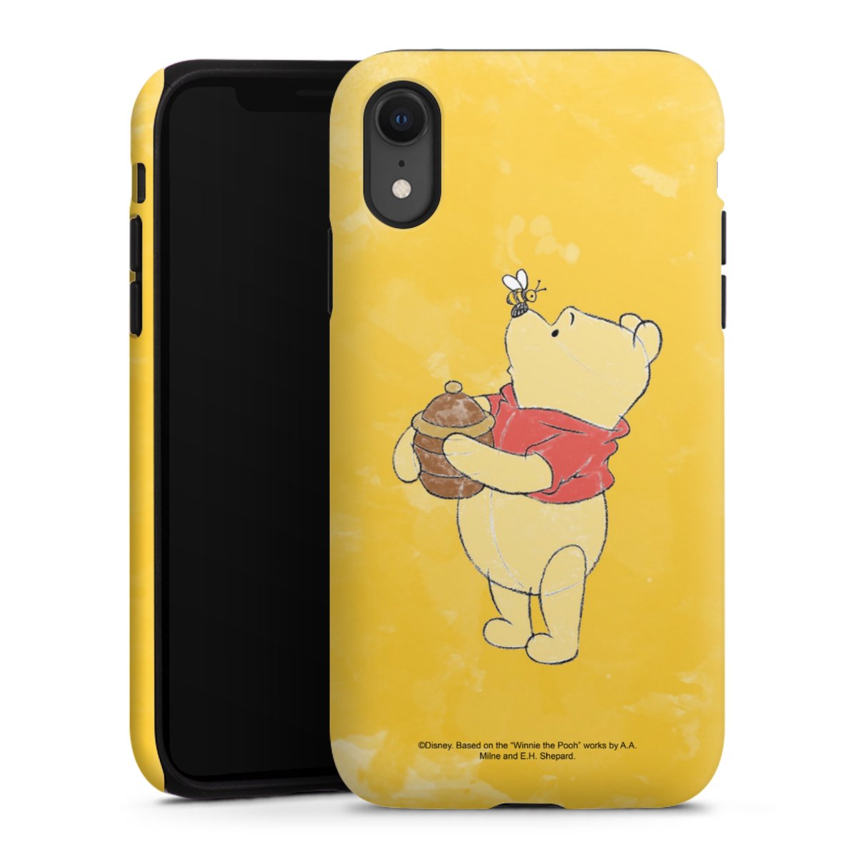 iPhone Xr Handy Panzer Handyhülle robuste Outdoor Hülle Schutzhülle matt Official Licensed Product Winnie The Pooh Disney Tough Case