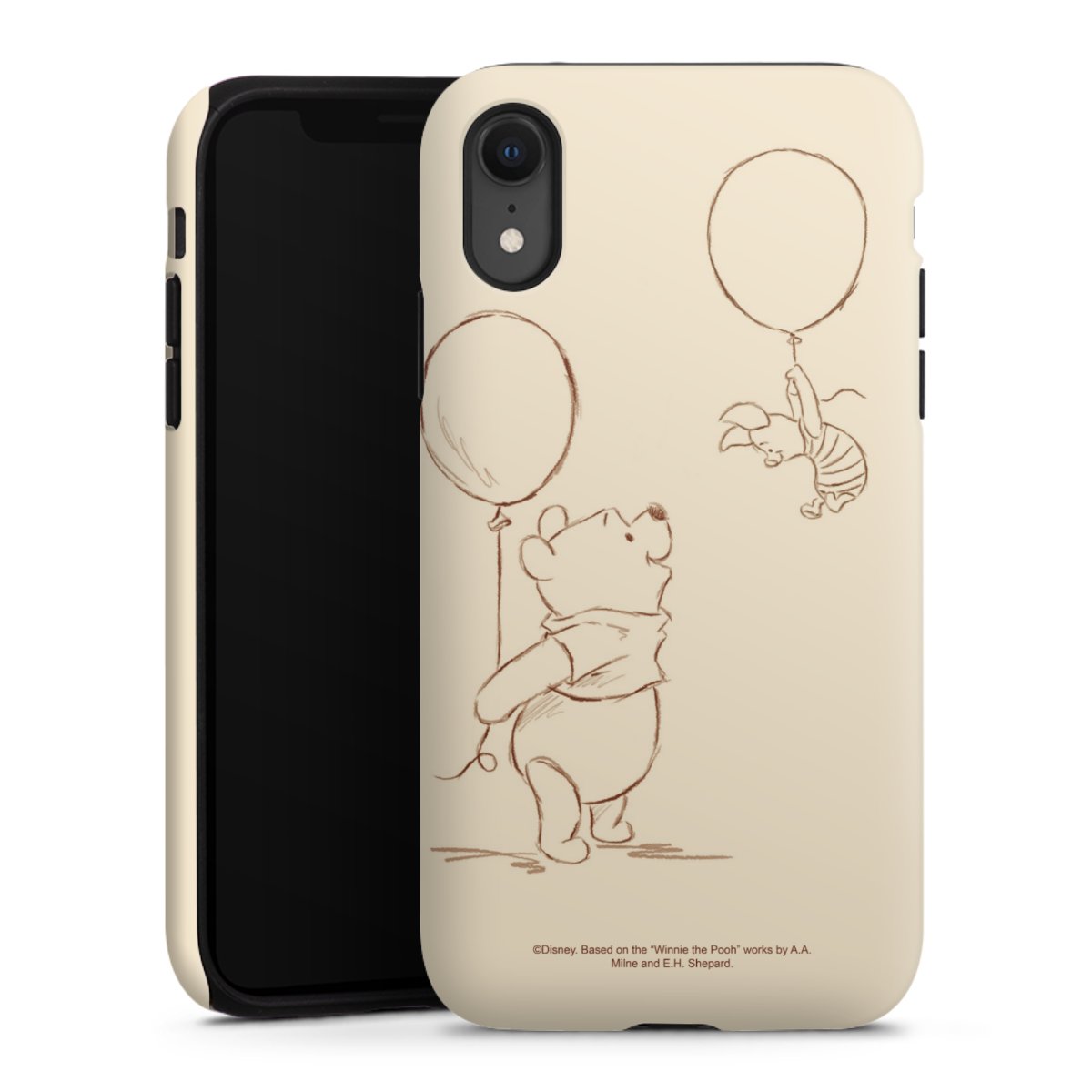 iPhone Xr Handy Panzer Handyhülle robuste Outdoor Hülle Schutzhülle matt Official Licensed Product Winnie The Pooh Disney Tough Case