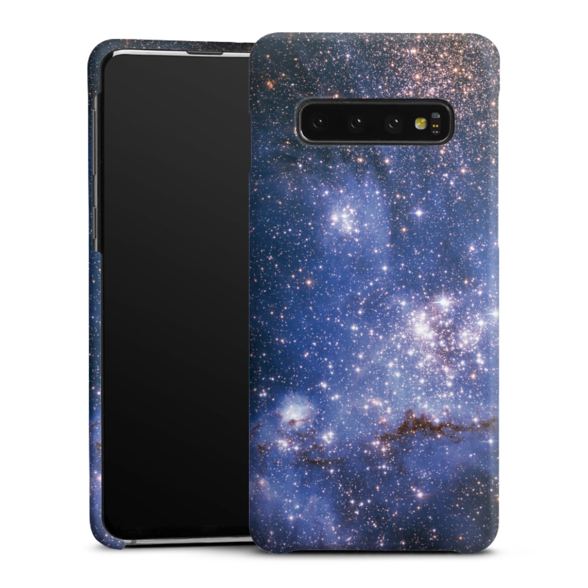 Galaxy S10 Handy Premium Case Smartphone Handyhülle Schutzhülle matt Weltall Galaxy Weltraum Premium Case