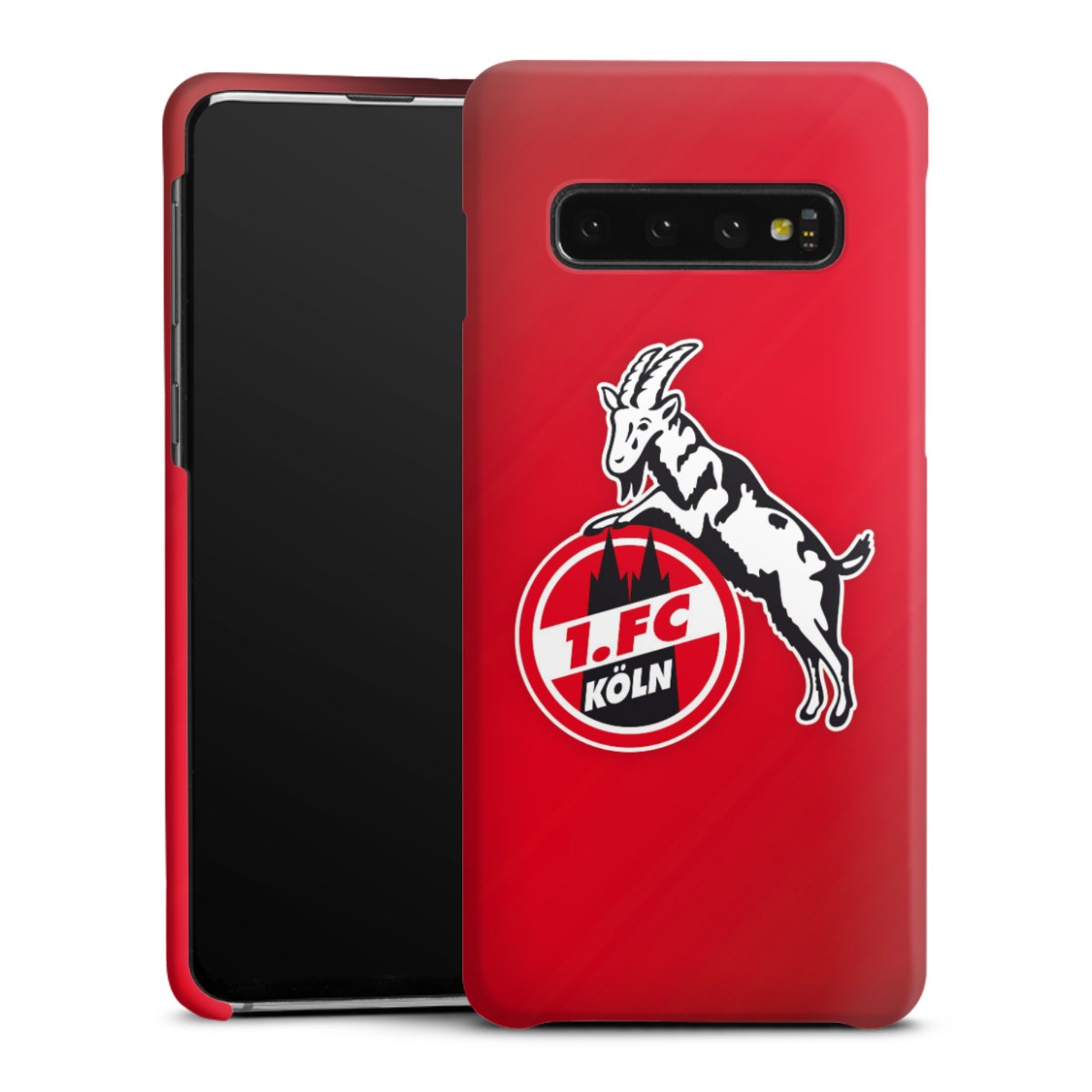 Galaxy S10 Handy Premium Case Smartphone Handyhülle Schutzhülle matt Official Licensed Product Effzeh 1. Fc Köln Premium Case