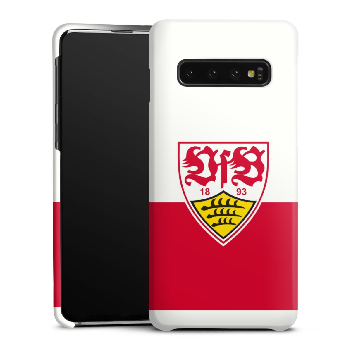 Galaxy S10 Handy Premium Case Smartphone Handyhülle Schutzhülle matt Official Licensed Product Logo Vfb Stuttgart Premium Case