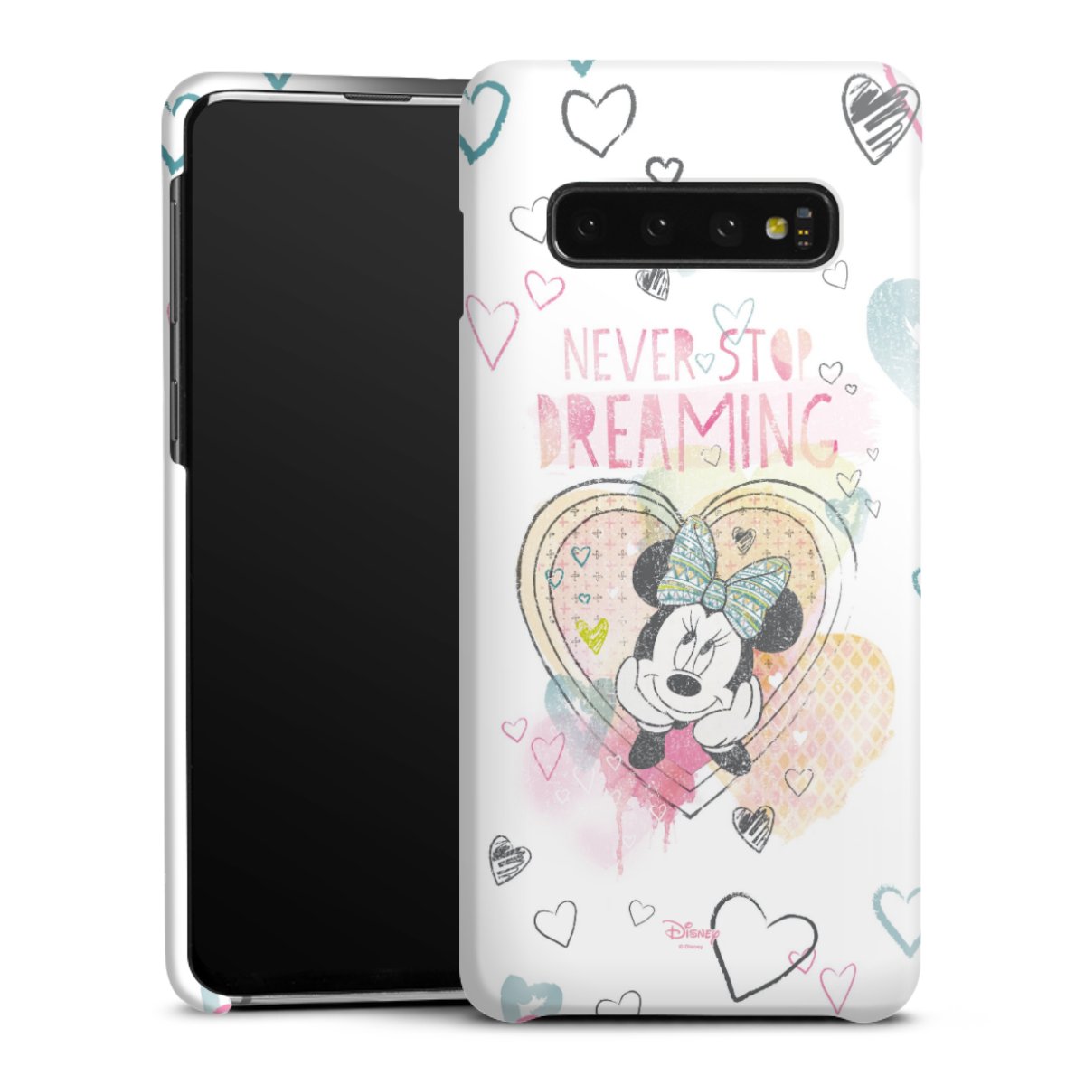 Galaxy S10 Handy Premium Case Smartphone Handyhülle Schutzhülle matt Disney Official Licensed Product Minnie Mouse Premium Case