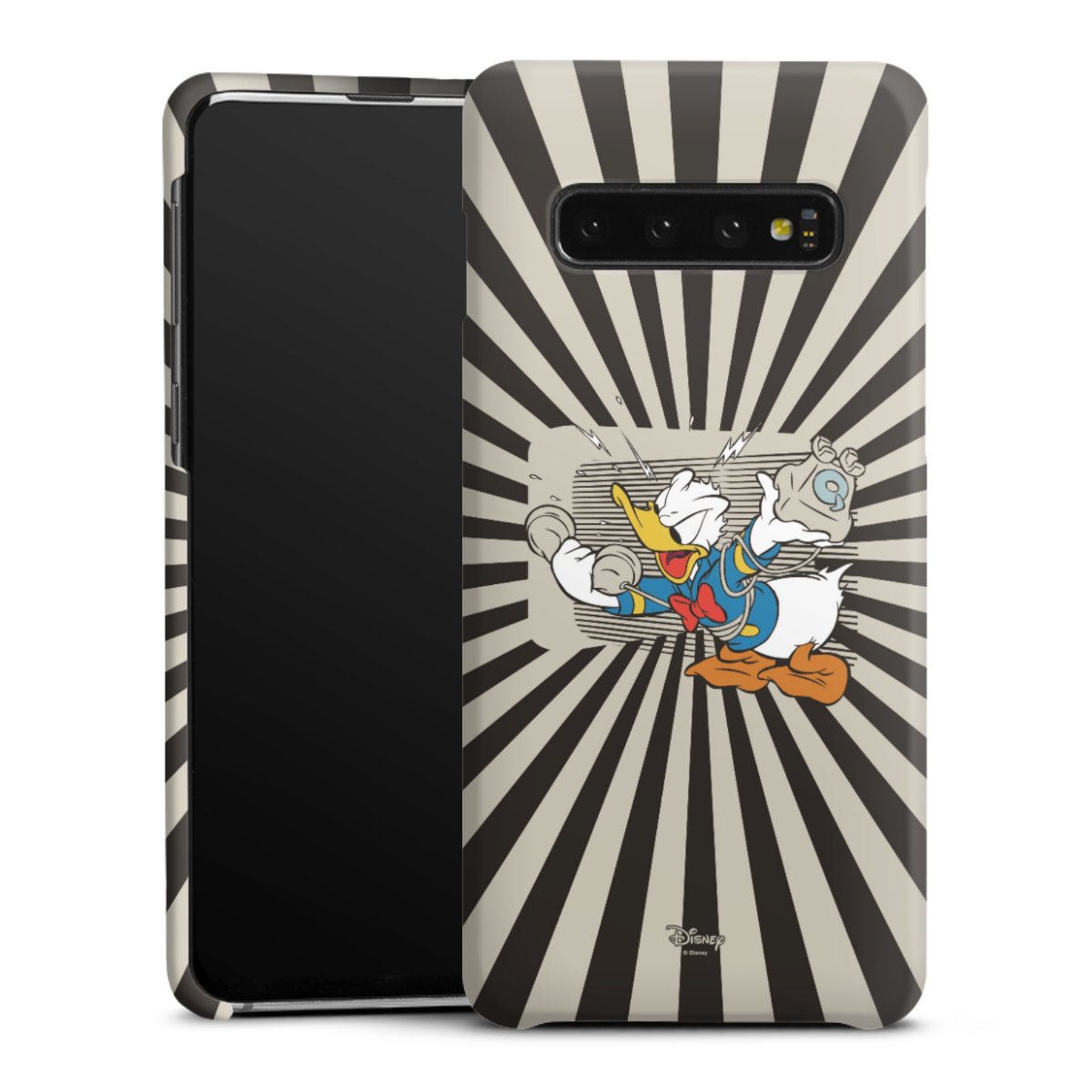 Galaxy S10 Handy Premium Case Smartphone Handyhülle Schutzhülle matt Donald Duck Disney Official Licensed Product Premium Case