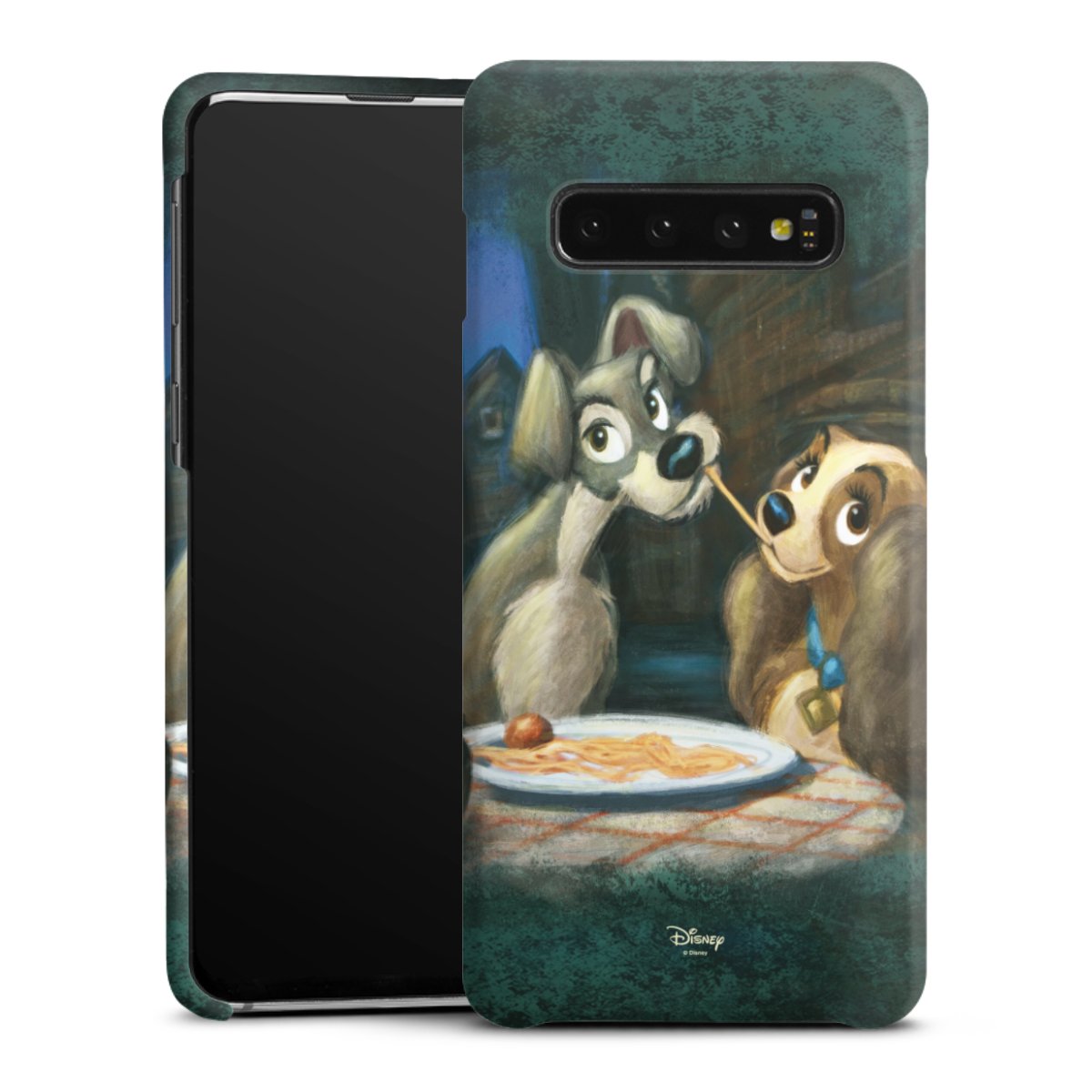 Galaxy S10 Handy Premium Case Smartphone Handyhülle Schutzhülle matt Lady And The Tramp Official Licensed Product Disney Premium Case