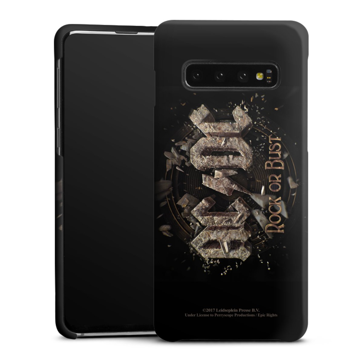 Galaxy S10 Handy Premium Case Smartphone Handyhülle Schutzhülle matt Acdc Official Licensed Product Rock Or Bust Premium Case