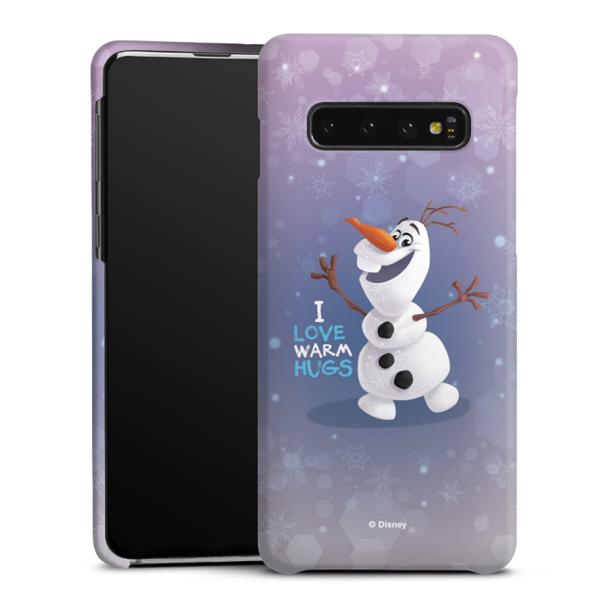 Galaxy S10 Handy Premium Case Smartphone Handyhülle Schutzhülle matt Frozen Frozen Olaf Official Licensed Product Premium Case