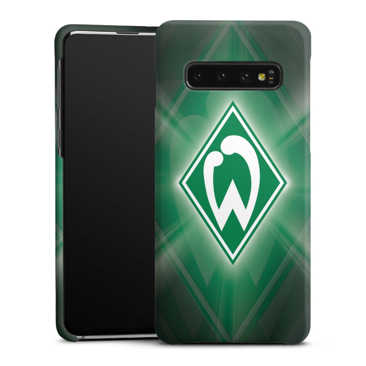 Galaxy S10 Handy Premium Case Smartphone Handyhülle Schutzhülle matt Sv Werder Bremen Official Licensed Product Coat Of Arms Premium Case