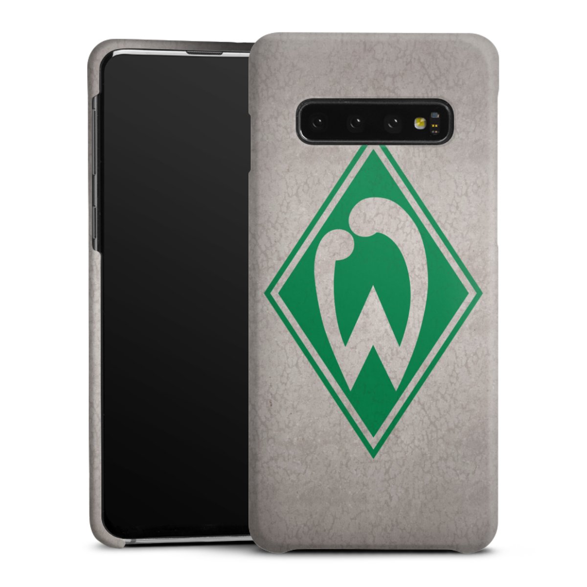 Galaxy S10 Handy Premium Case Smartphone Handyhülle Schutzhülle matt Sv Werder Bremen Concrete Official Licensed Product Premium Case