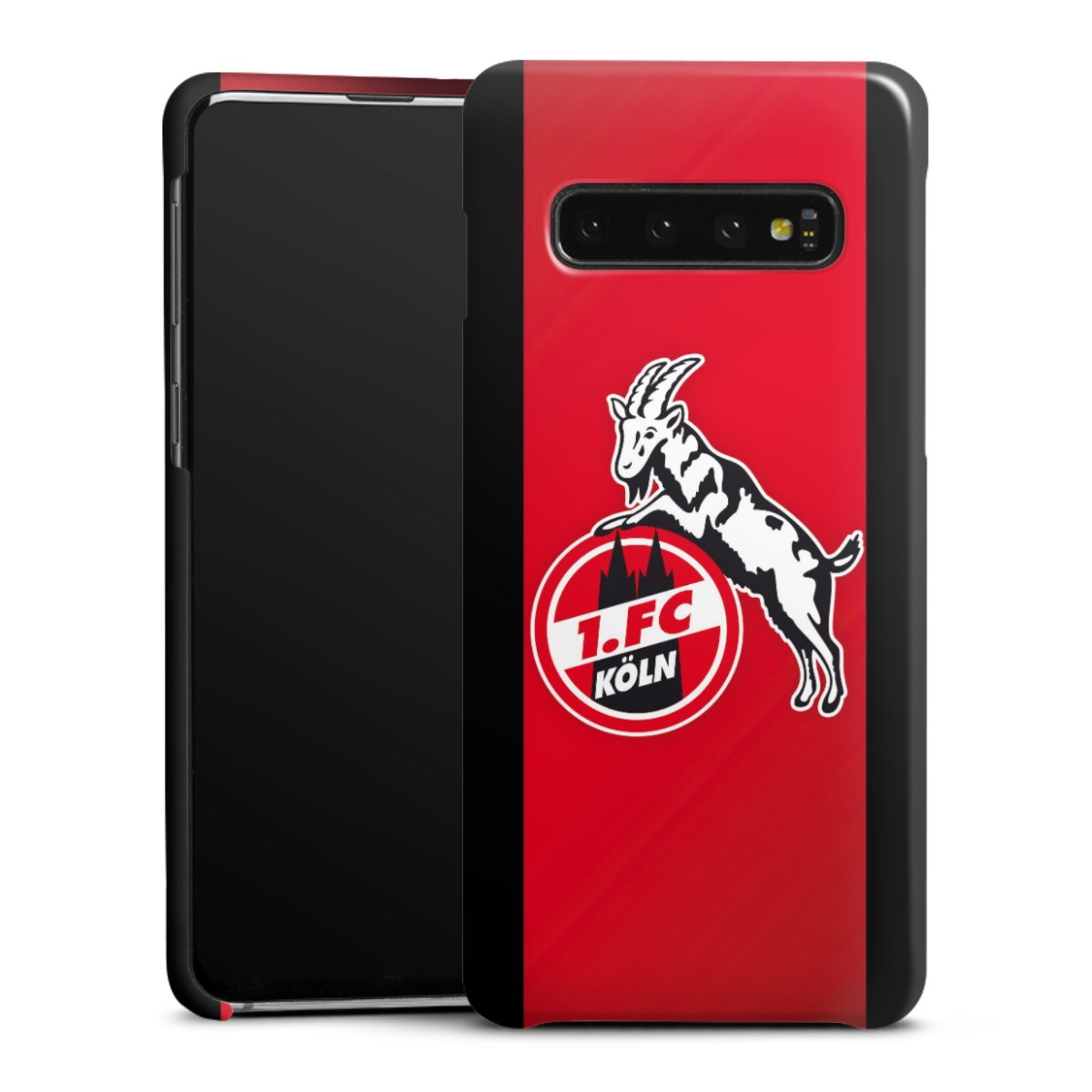 Galaxy S10 Handy Premium Case Smartphone Handyhülle Schutzhülle glänzend Official Licensed Product Billy Goat Hennes 1. Fc Köln Premium Case