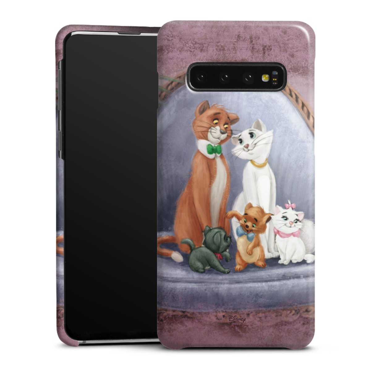 Galaxy S10 Handy Premium Case Smartphone Handyhülle Schutzhülle glänzend Official Licensed Product Disney Aristocats Premium Case