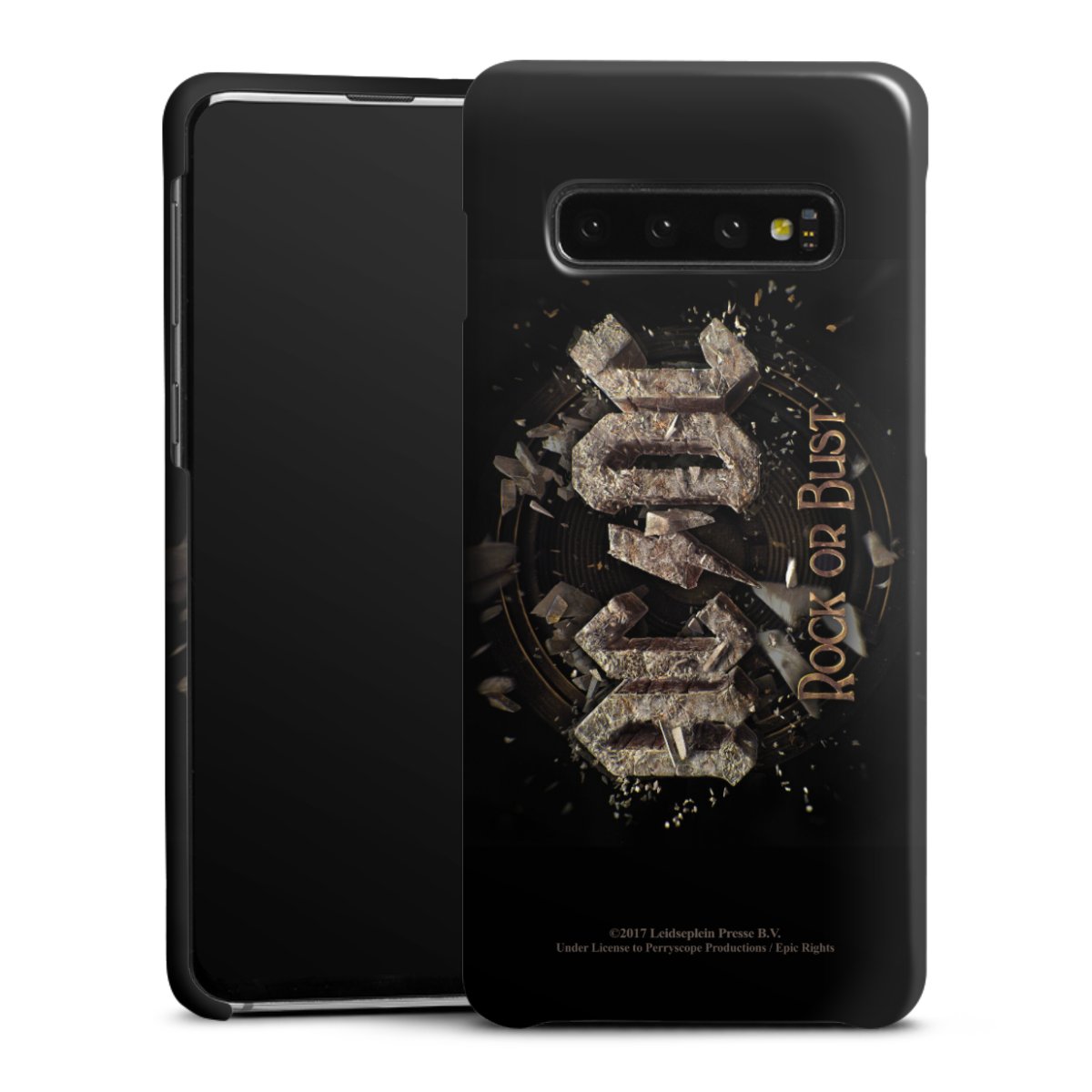 Galaxy S10 Handy Premium Case Smartphone Handyhülle Schutzhülle glänzend Acdc Official Licensed Product Rock Or Bust Premium Case