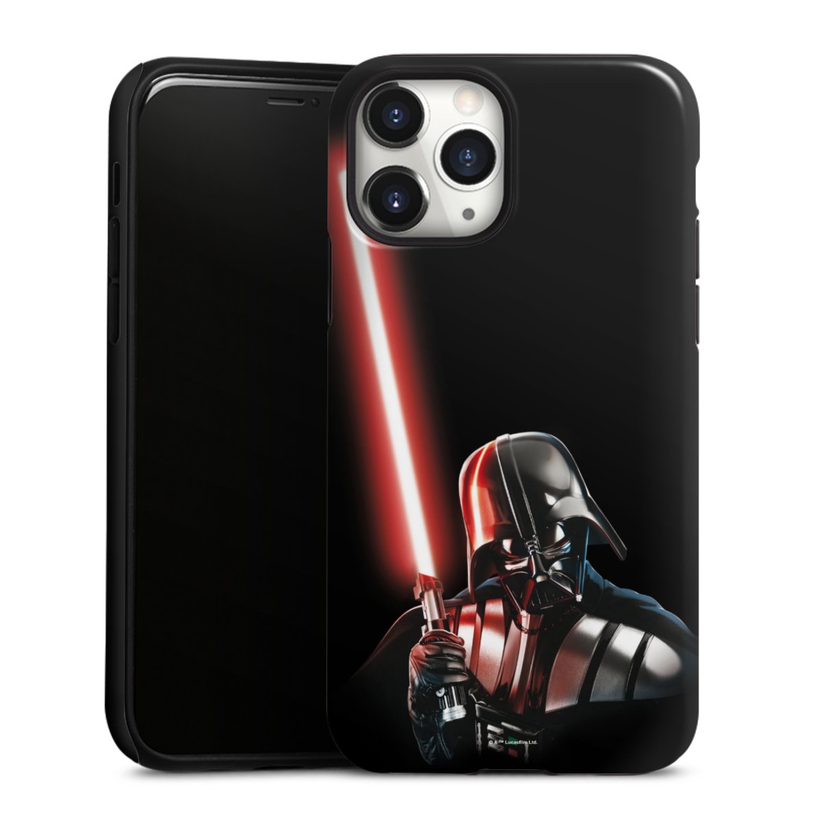 iPhone 11 Pro Handy Panzer Handyhülle robuste Outdoor Hülle Schutzhülle glänzend Star Wars Merchandise Darth Vader Tough Case