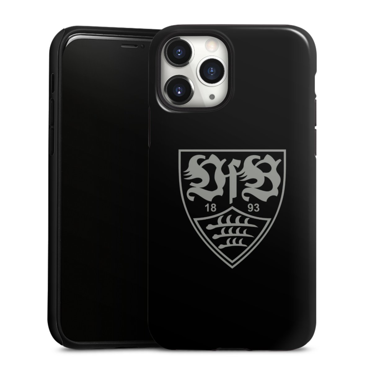 iPhone 11 Pro Handy Panzer Handyhülle robuste Outdoor Hülle Schutzhülle glänzend Official Licensed Product Vfb Stuttgart Tough Case