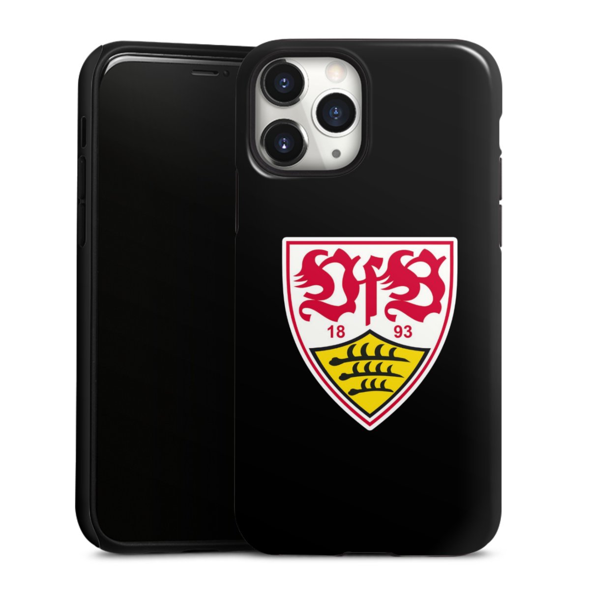 iPhone 11 Pro Handy Panzer Handyhülle robuste Outdoor Hülle Schutzhülle glänzend Vfb Stuttgart Official Licensed Product Coat Of Arms Tough Case