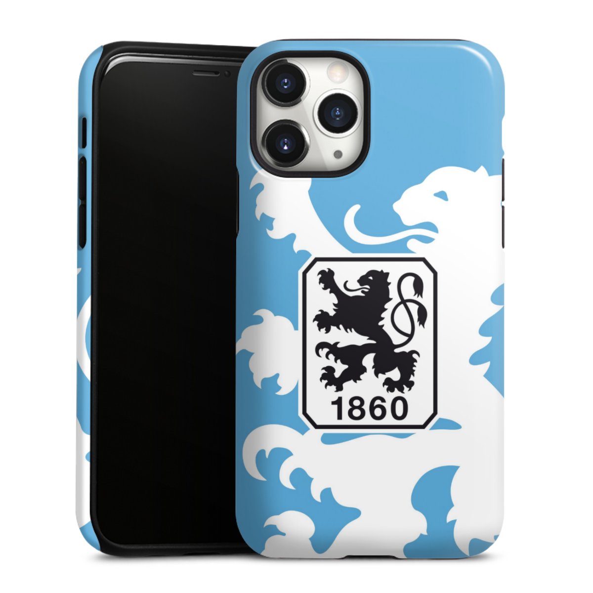 iPhone 11 Pro Handy Panzer Handyhülle robuste Outdoor Hülle Schutzhülle glänzend Coat Of Arms Official Licensed Product Tough Case