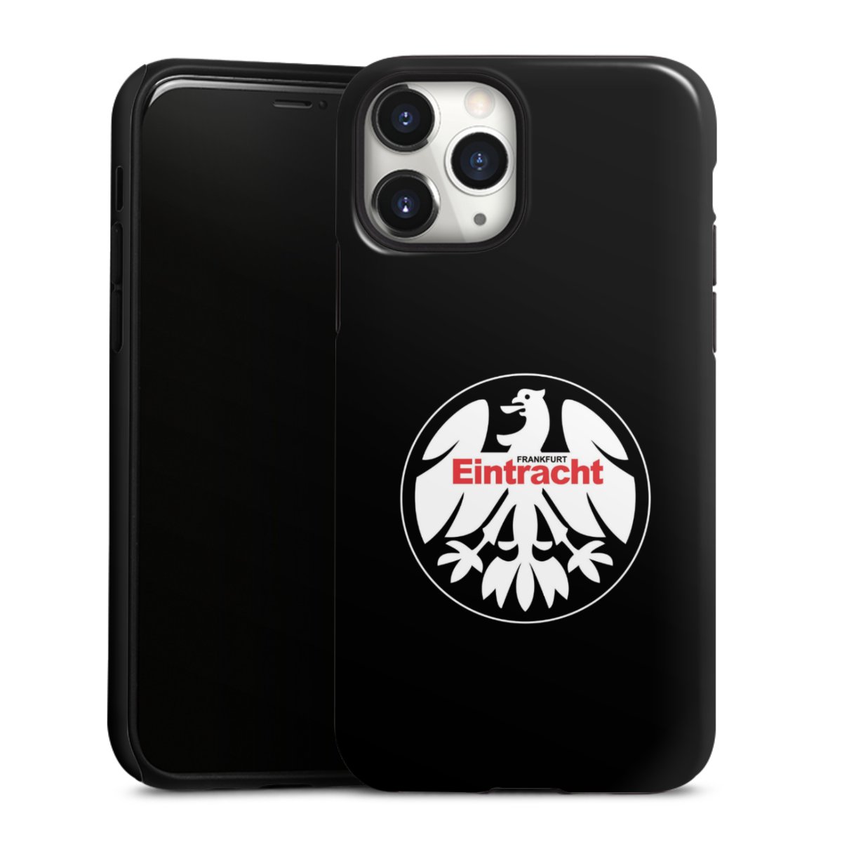 iPhone 11 Pro Handy Panzer Handyhülle robuste Outdoor Hülle Schutzhülle glänzend Official Licensed Product Eintracht Frankfurt Sge Tough Case