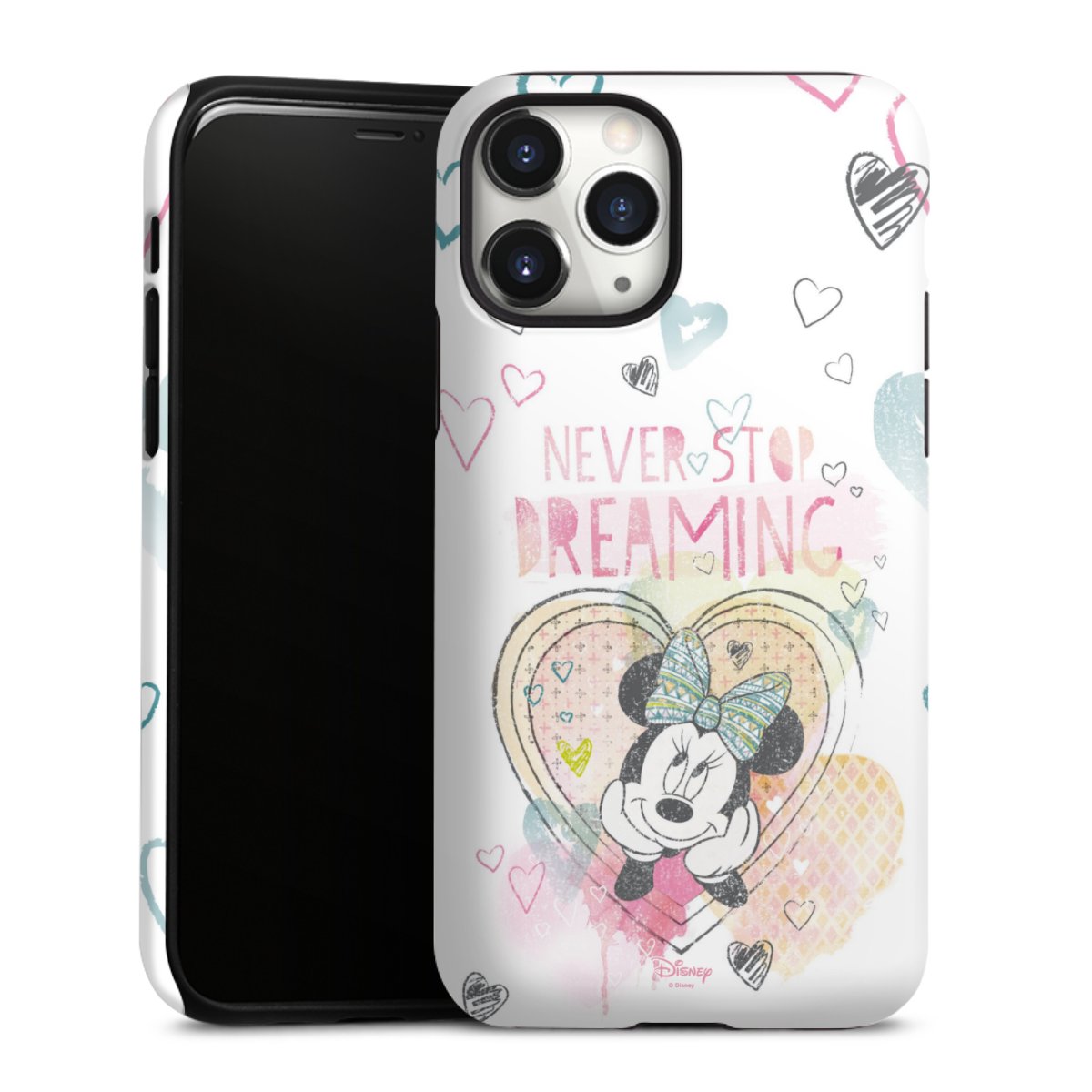 iPhone 11 Pro Handy Panzer Handyhülle robuste Outdoor Hülle Schutzhülle glänzend Disney Official Licensed Product Minnie Mouse Tough Case