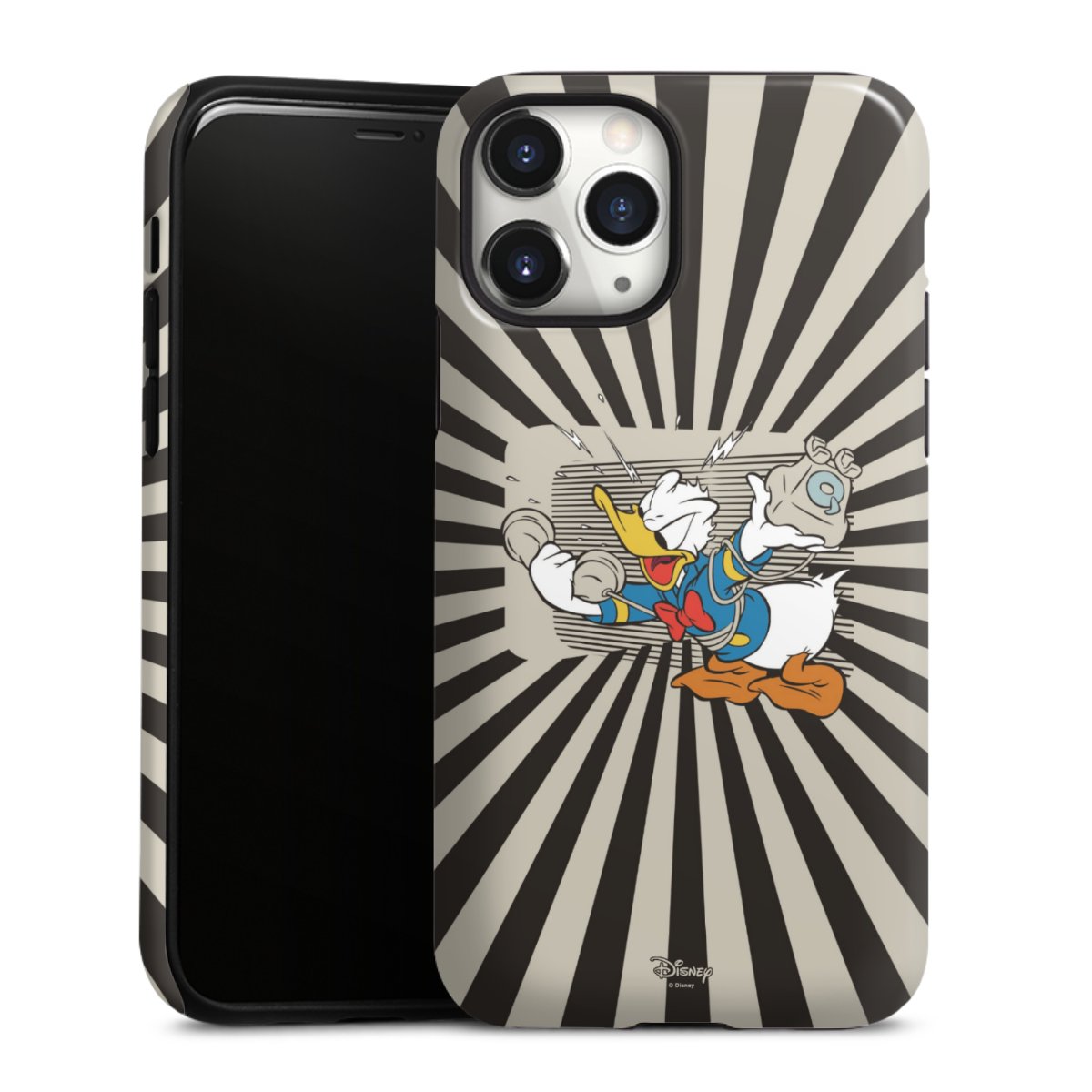 iPhone 11 Pro Handy Panzer Handyhülle robuste Outdoor Hülle Schutzhülle glänzend Donald Duck Disney Official Licensed Product Tough Case