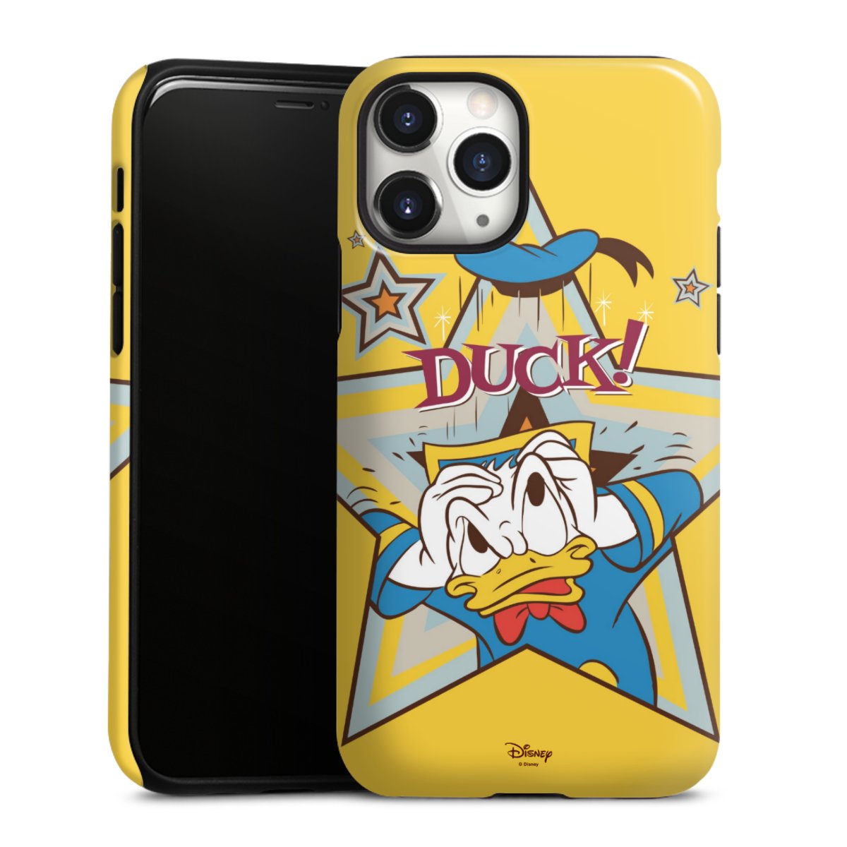 iPhone 11 Pro Handy Panzer Handyhülle robuste Outdoor Hülle Schutzhülle glänzend Official Licensed Product Donald Duck Disney Tough Case