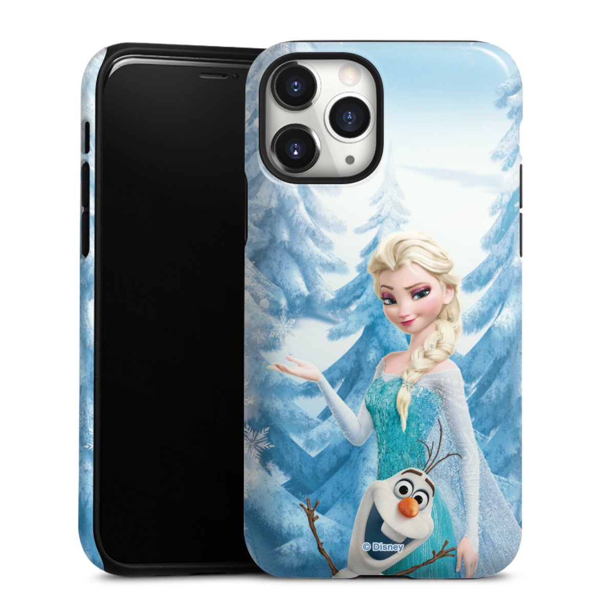 iPhone 11 Pro Handy Panzer Handyhülle robuste Outdoor Hülle Schutzhülle glänzend Official Licensed Product Frozen Elsa Disney Tough Case