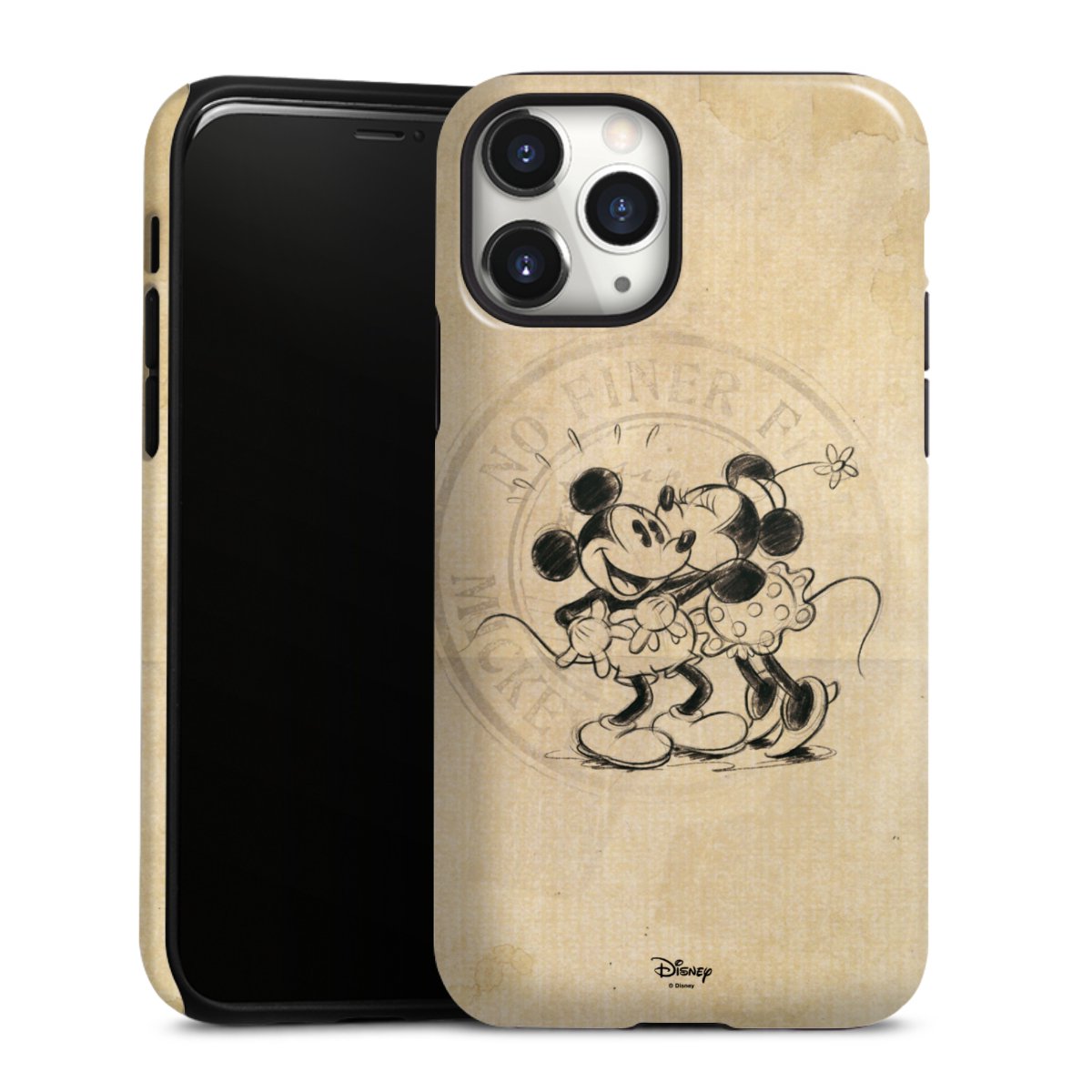 iPhone 11 Pro Handy Panzer Handyhülle robuste Outdoor Hülle Schutzhülle glänzend Mickey Mouse Vintage Minnie Mouse Tough Case