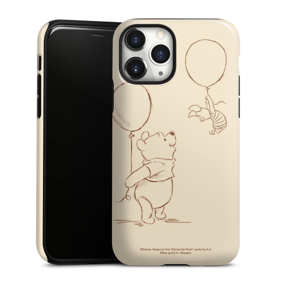 iPhone 11 Pro Handy Panzer Handyhülle robuste Outdoor Hülle Schutzhülle glänzend Official Licensed Product Winnie The Pooh Disney Tough Case