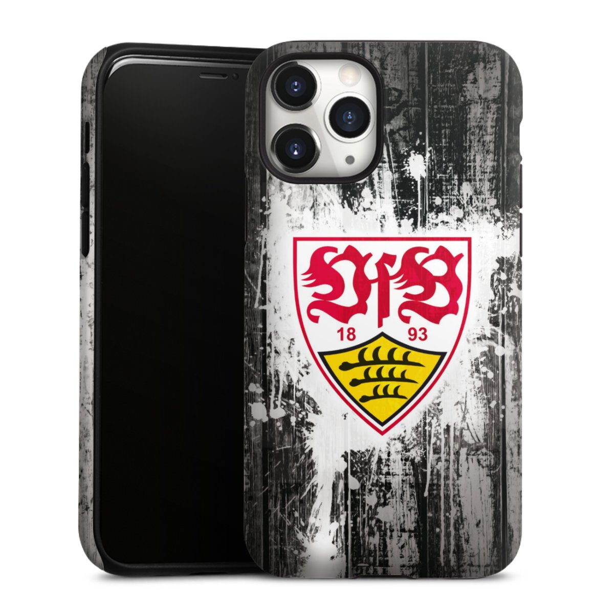 iPhone 11 Pro Handy Panzer Handyhülle robuste Outdoor Hülle Schutzhülle matt Vfb Stuttgart Official Licensed Product Tough Case